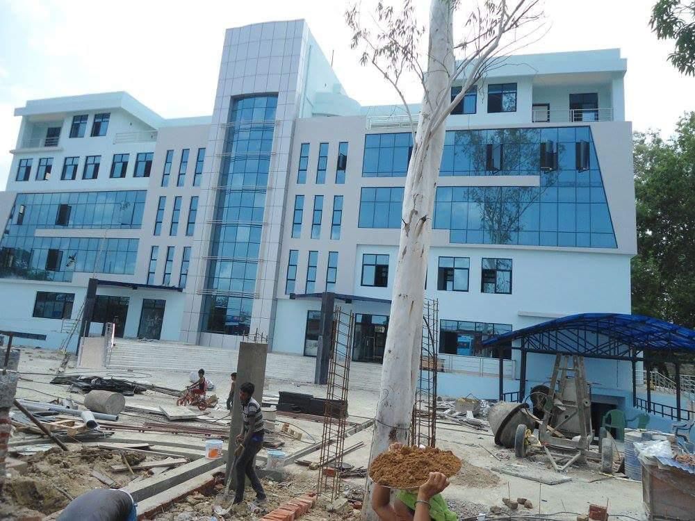 Construction of Hospital Building and Allied Works.